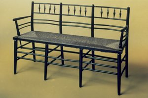 サセックスラッシュシートチェア（ウッド＆ラッシュ）